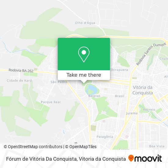 Fórum de Vitória Da Conquista map