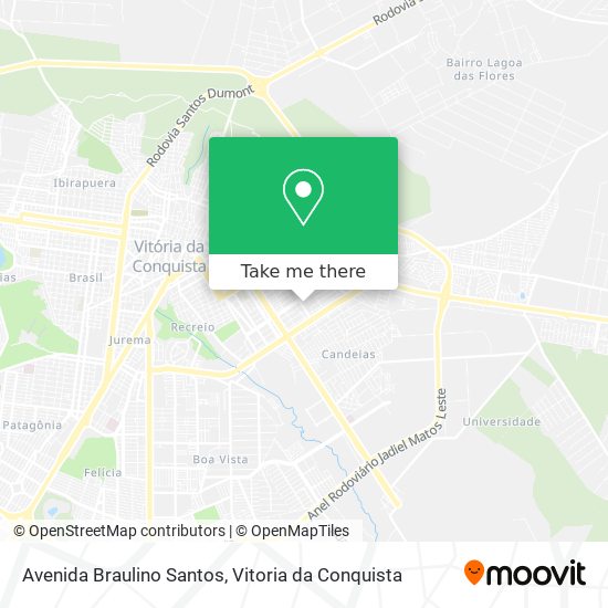 Avenida Braulino Santos map