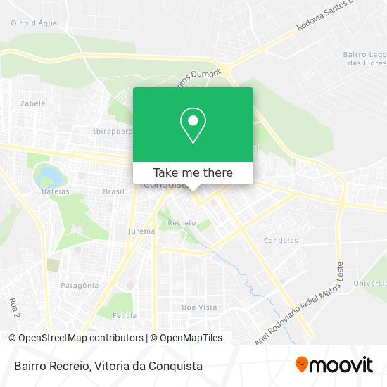 Bairro Recreio map
