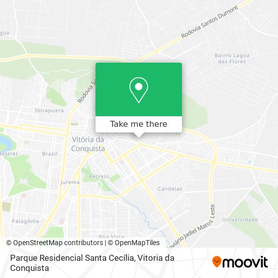 Parque Residencial Santa Cecília map
