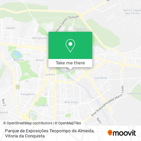 Parque de Exposições Teopompo de Almeida map