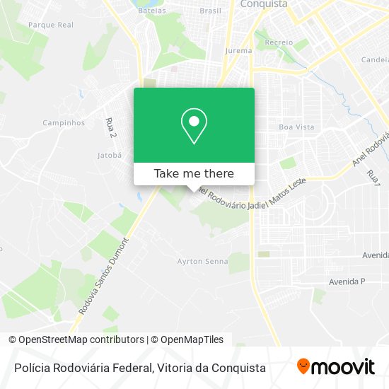 Polícia Rodoviária Federal map