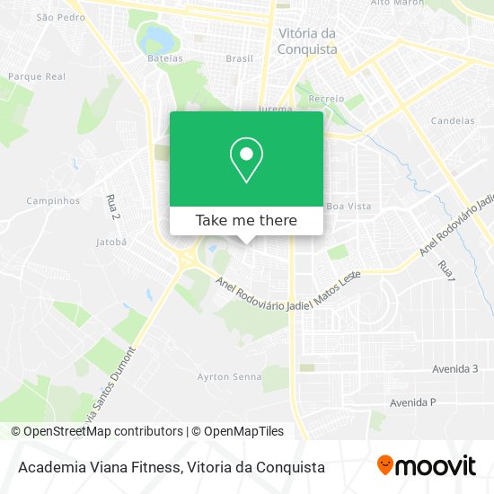 Academia Viana Fitness map