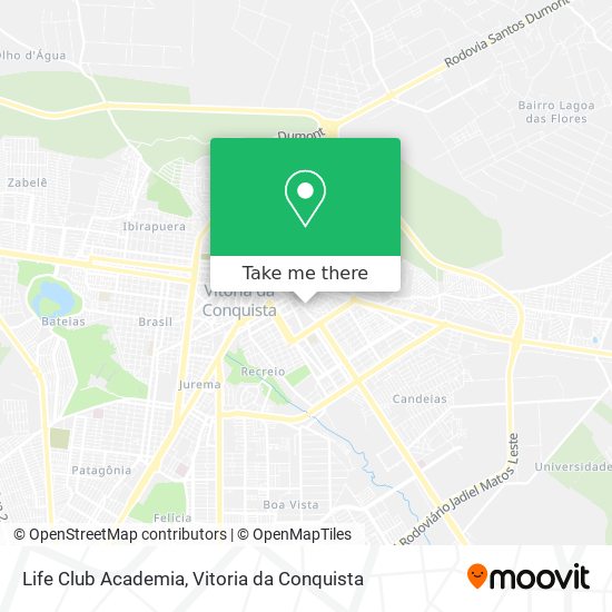 Life Club Academia map