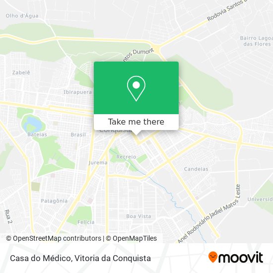 Casa do Médico map