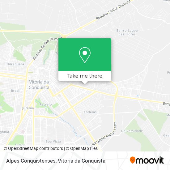 Alpes Conquistenses map