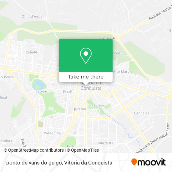 ponto de vans do guigo map