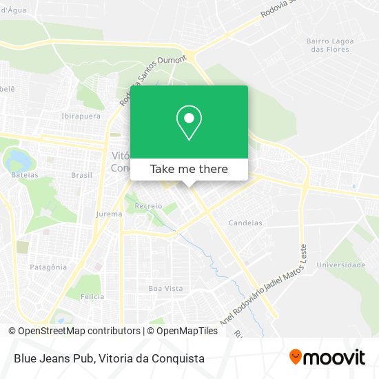 Blue Jeans Pub map