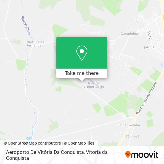 Aeroporto De Vitória Da Conquista map