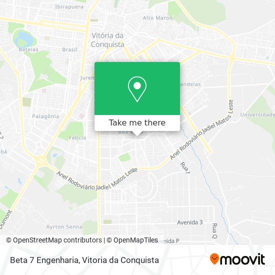 Beta 7 Engenharia map
