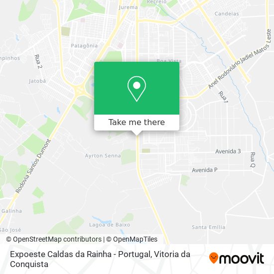 Expoeste Caldas da Rainha - Portugal map