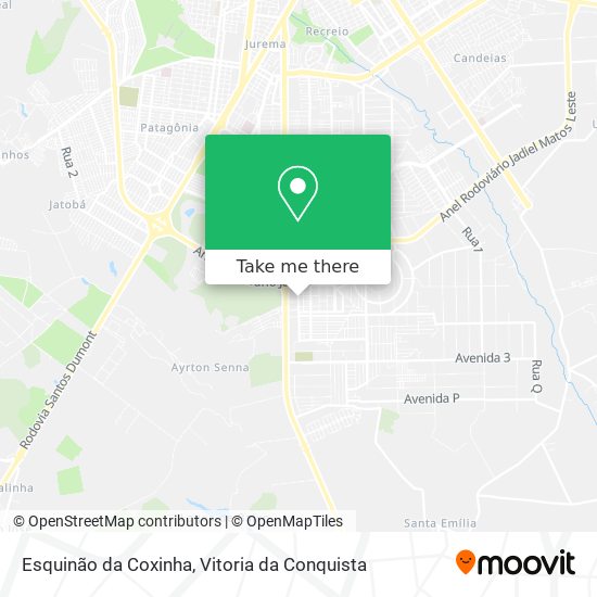 Esquinão da Coxinha map