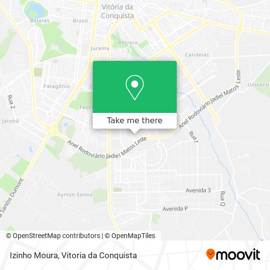 Izinho Moura map