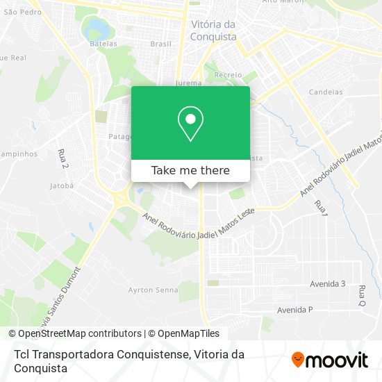 Tcl Transportadora Conquistense map