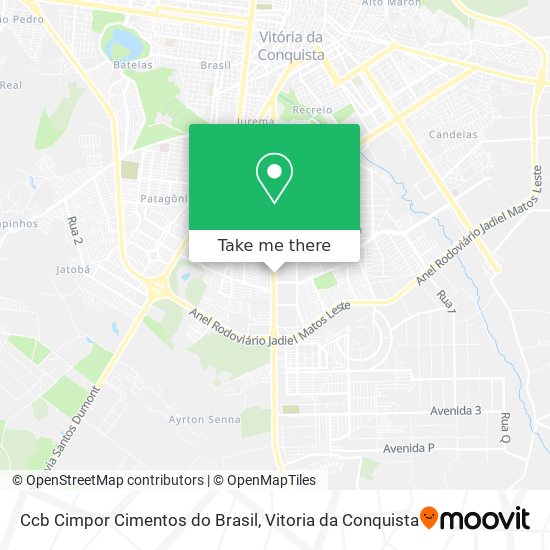 Ccb Cimpor Cimentos do Brasil map