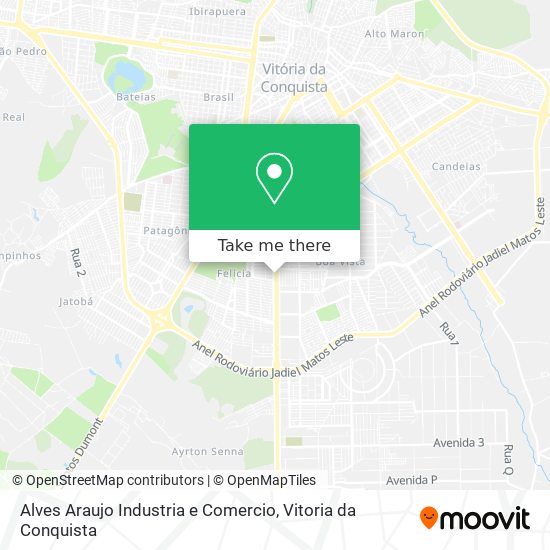 Alves Araujo Industria e Comercio map