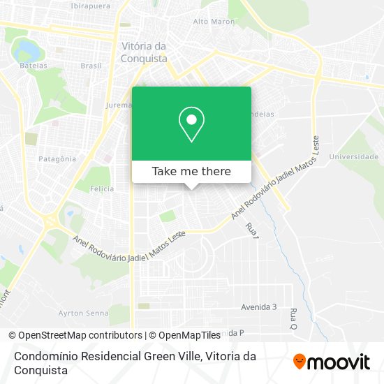 Condomínio Residencial Green Ville map