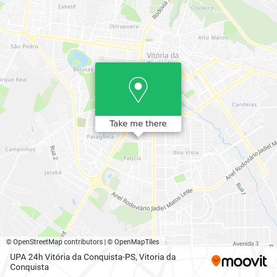UPA 24h Vitória da Conquista-PS map