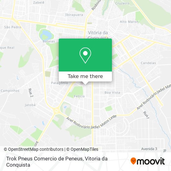 Trok Pneus Comercio de Peneus map