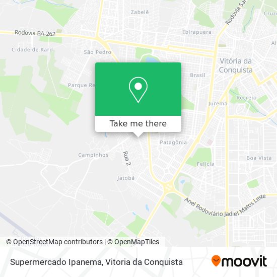 Mapa Supermercado Ipanema