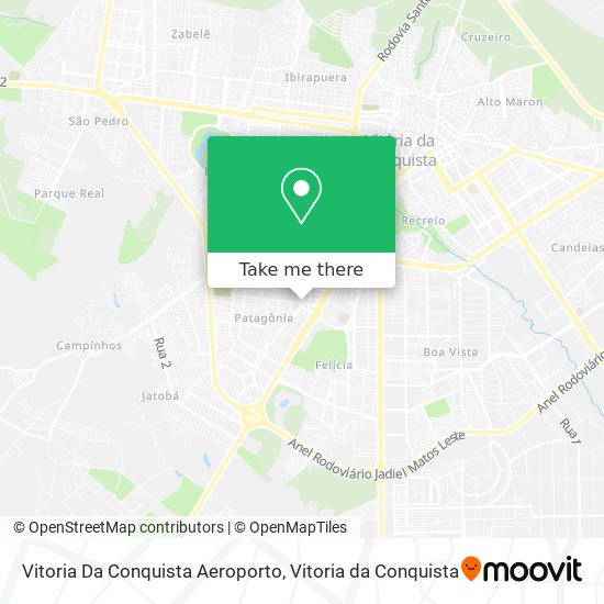 Vitoria Da Conquista Aeroporto map