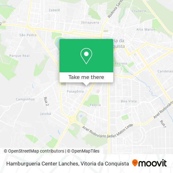 Hamburgueria Center Lanches map