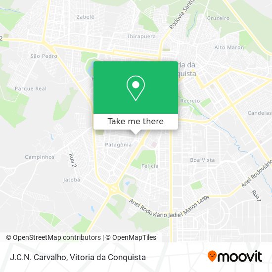 J.C.N. Carvalho map
