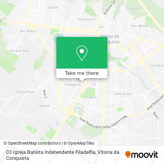 03 Igreja Batista Indetendente Filadelfia map