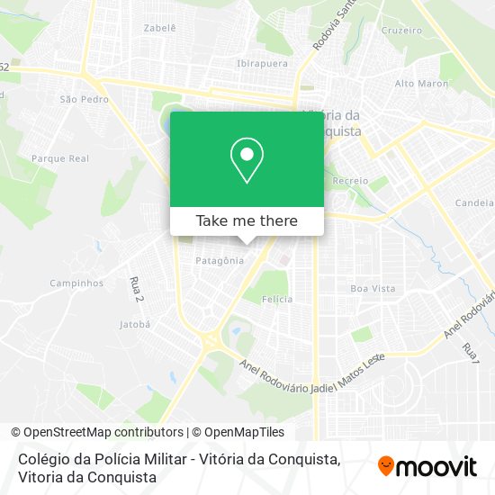 Colégio da Polícia Militar - Vitória da Conquista map