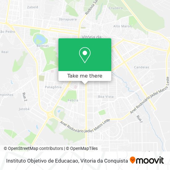 Instituto Objetivo de Educacao map