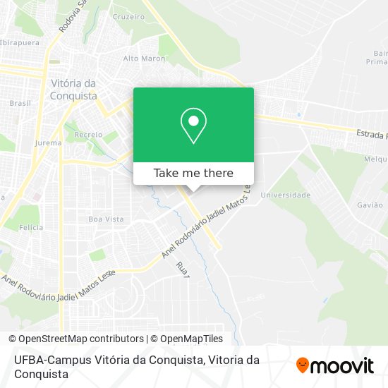 UFBA-Campus Vitória da Conquista map