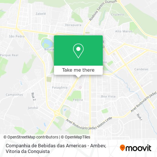 Companhia de Bebidas das Americas - Ambev map