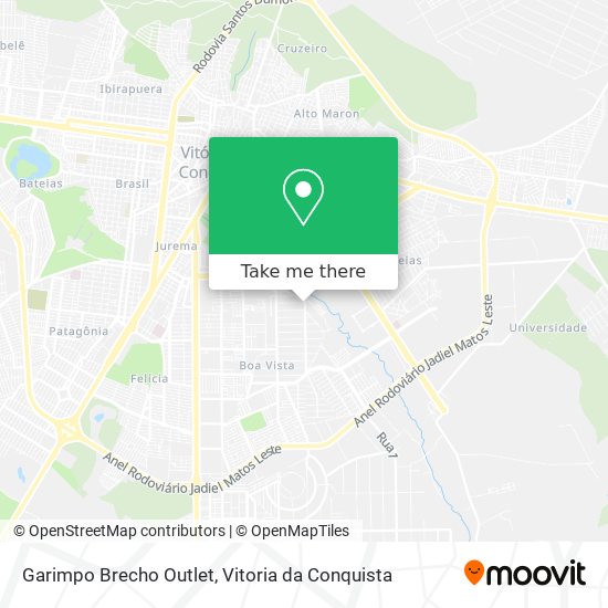 Garimpo Brecho Outlet map