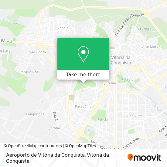 Aeroporto de Vitória da Conquista map