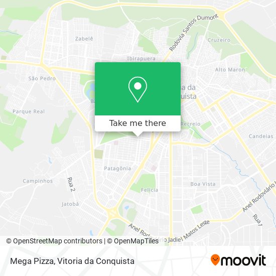 Mega Pizza map