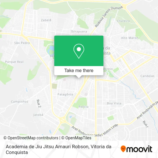 Academia de Jiu Jitsu Amauri Robson map
