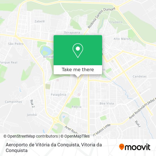 Aeroporto de Vitória da Conquista map