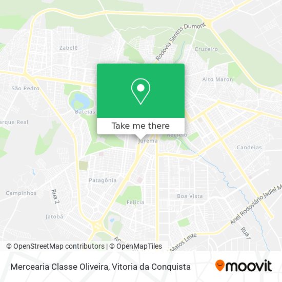 Mapa Mercearia Classe Oliveira