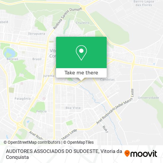 AUDITORES ASSOCIADOS DO SUDOESTE map