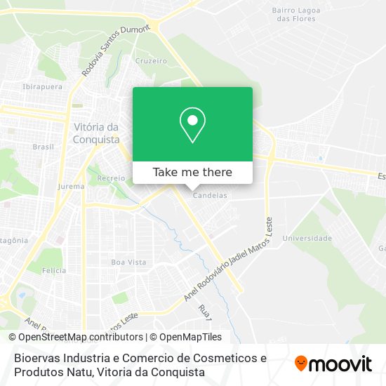 Bioervas Industria e Comercio de Cosmeticos e Produtos Natu map