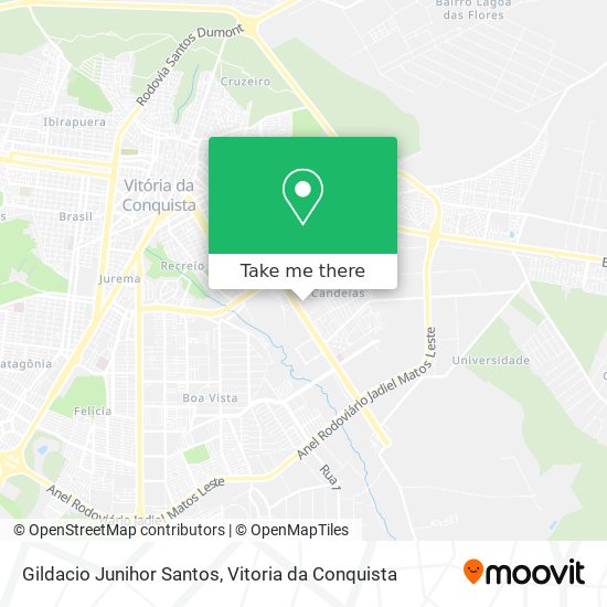 Gildacio Junihor Santos map