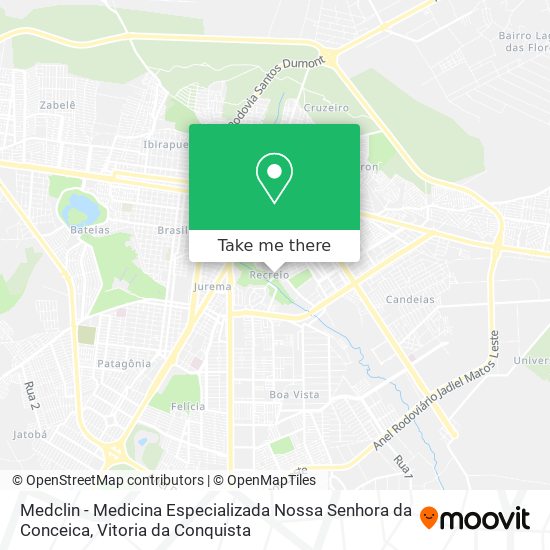 Mapa Medclin - Medicina Especializada Nossa Senhora da Conceica