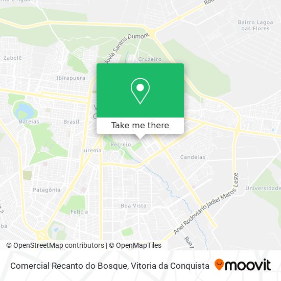 Comercial Recanto do Bosque map