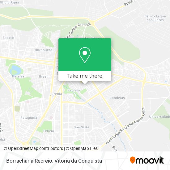 Borracharia Recreio map