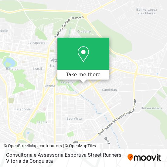 Consultoria e Assessoria Esportiva Street Runners map