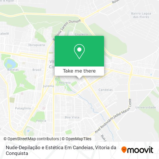 Nude-Depilação e Estética Em Candeias map
