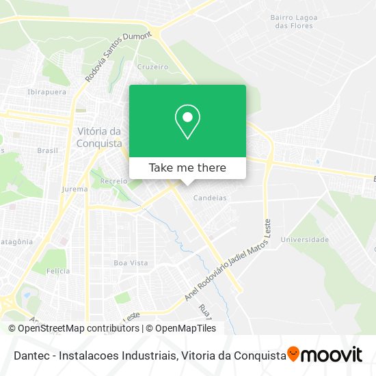 Dantec - Instalacoes Industriais map
