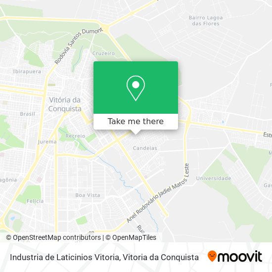 Mapa Industria de Laticinios Vitoria
