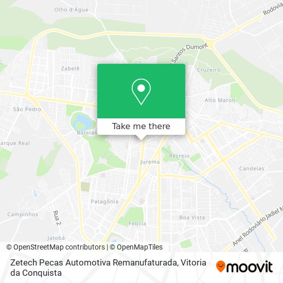 Zetech Pecas Automotiva Remanufaturada map