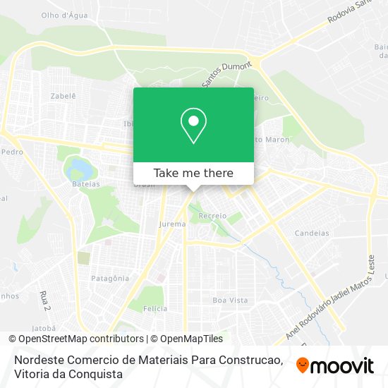 Nordeste Comercio de Materiais Para Construcao map